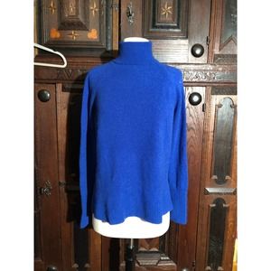 J CREW Lapis Lazuli Blue Sweater - SIZE SMALL - Soft and Comfortable